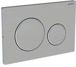 Geberit Geberit Sigma20 működtetőlap, 2 mennyiséges öblítéshez, csavarral rögzíthető, easy-to-clean bevonattal, szálcsiszolt 115.889. SN. 1 (115.889.SN.1)