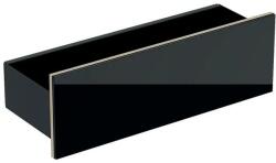 Geberit Acanto fali polc 45x14.8 cm, csillogó fekete 500.617. 16.1 (500.617.16.1) - szaniteresklimacenter