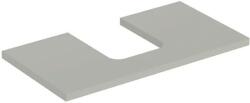 Geberit One mosdópult középső kivágással, pultra ültethető tálformájú mosdóhoz 90x47 cm, matt greige 505.273. 00.7 (505.273.00.7) - szaniteresklimacenter
