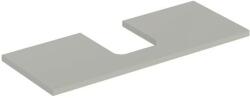 Geberit One mosdópult középső kivágással, pultra ültethető tálformájú mosdóhoz 120x47 cm, matt greige 505.275. 00.7 (505.275.00.7) - szaniteresklimacenter