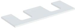 Geberit One mosdópult kivágással, két pultra ültethető tálformájú mosdóhoz 135x47 cm, matt fehér 505.276. 00.2 (505.276.00.2)