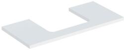 Geberit One mosdópult középső kivágással, pultra ültethető mosdóhoz 105x47 cm, matt fehér 505.284. 00.2 (505.284.00.2) - szaniteresklimacenter