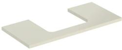 Geberit One mosdópult középső kivágással, pultra ültethető mosdóhoz 105x47 cm, magasfényű homokszürke 505.284. 00.4 (505.284.00.4) - szaniteresklimacenter