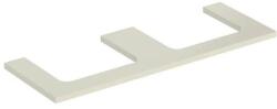 Geberit One mosdópult kivágással, két pultra ültethető mosdóhoz 135x47 cm, magasfényű homokszürke 505.286. 00.4 (505.286.00.4) - szaniteresklimacenter