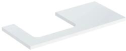 Geberit One mosdópult bal oldali kivágással 105x47 cm, pultra ültethető mosdóhoz, magasfényű fehér 505.304. 00.1 (505.304.00.1) - szaniteresklimacenter