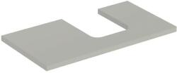 Geberit One mosdópult jobb oldali kivágással 90x47 cm, pultra ültethető tálformájú mosdóhoz, matt greige 505.313. 00.7 (505.313.00.7)