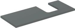 Geberit One mosdópult jobb oldali kivágással 120x47 cm, pultra ültethető tálformájú mosdóhoz, matt láva 505.315. 00.3 (505.315.00.3)