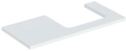 Geberit One mosdópult jobb oldali kivágással 105x47 cm, pultra ültethető mosdóhoz, matt fehér 505.324. 00.2 (505.324.00.2) - szaniteresklimacenter