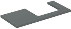 Geberit One mosdópult jobb oldali kivágással 105x47 cm, pultra ültethető mosdóhoz, matt láva 505.324. 00.3 (505.324.00.3) - szaniteresklimacenter