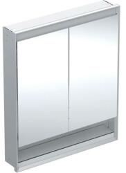 Geberit One tükrös szekrény polccal és ComfortLight világítással 75 cm, eloxált alumínium 505.822. 00.1 (505.822.00.1)