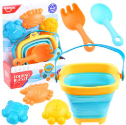 Inlea4Fun Homokozó készlet kannával Inlea4Fun FOLDING BUCKET (JO-ZA3406)