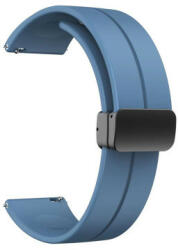  Curea bleu, inchidere magnetica pentru smartwatch 20mm