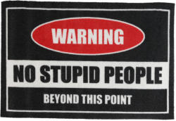 Rockbites изтривалка Внимание! No Stupid People - Rockbites - 100982