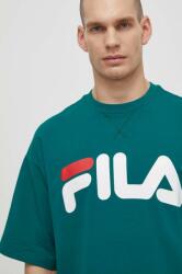 Fila t-shirt Lowell zöld, férfi, nyomott mintás, FAM0655 - zöld XL