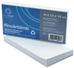 Bluering Pincértömb vonalas újrahasznosított 14x7, 2x1, 5 cm, ragasztott Bluering® (55318) - best-toner