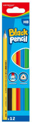 Keyroad Grafitceruza, HB, háromszögletű, 12 db/bliszter, Keyroad, vegyes színek (KR972792) - iroszer24