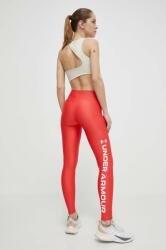 Under Armour edzős legging Armour Branded piros, nyomott mintás - piros L