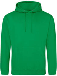 Just Hoods Uniszex laza szabású kapucnis pulóver AWJH001, Kelly Green-XS (awjh001kl-xs)