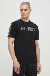 Guess t-shirt ARLO fekete, férfi, nyomott mintás, Z4GI18 J1314 - fekete XL