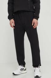 Giorgio Armani nadrág férfi, fekete, egyenes, 3D1P75 1JHSZ - fekete L