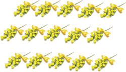 Decorer Set 15 crengute Mimoza artificiala 13 cm (A56.16.95deco)