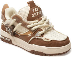 Gryxx Pantofi casual GRYXX maro, 9, din piele ecologica 45