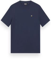 Scotch & Soda T-Shirt Garment Dye Logo Crew 175652 SC6865 navy blue (175652 SC6865 navy blue)