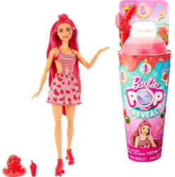 Mattel Mattel Barbie Pop Reveal Slime színváltós baba - görögdinnye (HNW43) - morzsajatekbolt