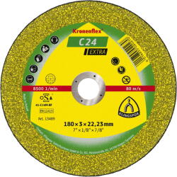 Klingspor Disc de taiere KLINGSPOR C 24 Extra, plat, pentru piatra-beton, 115mmx2, 5mm (530321) - 24mag