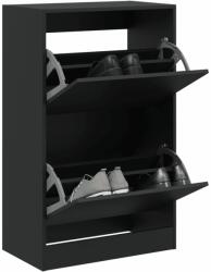  Pantofar, negru, 60x34x96, 5 cm, lemn compozit (839946) Pantofar