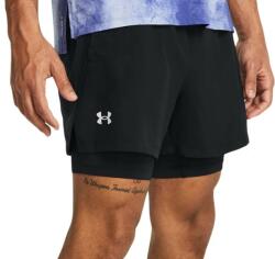 Under Armour Sorturi Under Armour UA LAUNCH 5 2-IN-1 SHORTS-BLK 1382640-001 Marime S (1382640-001) - 11teamsports