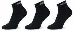 adidas Șosete Medii Unisex adidas Think Linear Ankle Socks 3 Pairs IC1305 Negru
