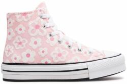 Converse Teniși Converse Chuck Taylor All Star Lift Platform Flower Embroidery A06324C Donut Glaze/Oops Pink/White