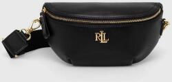 Lauren Ralph Lauren bőr táska fekete - fekete Univerzális méret - answear - 101 690 Ft