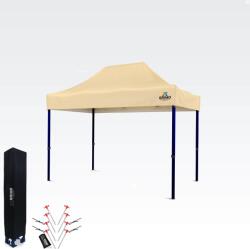 BRIMO Eladó pavilon 2x3m | Gyorsan felállítható BRIMO sátor - 3 oldalfal nélkül - Bézs