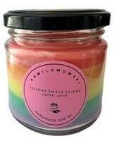 KaWilamowski Lumânare Rainbow cu aromă de cafea - KaWilamowski 200 ml
