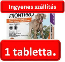 FRONTPRO Rágótabletta 25-50 kg 1x 136 mg