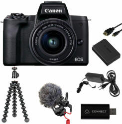 Canon EOS M50 Mark II + Premium Kit (4728C059AA) Aparat foto