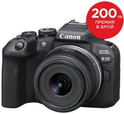 Canon EOS R10 18-45mm STM + EF-EOS R (5331C033AA) Aparat foto