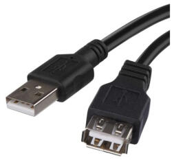EMOS USB kábel 2.0 A - A/F csatlakozó 2m (S70201)