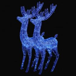 vidaXL 2 db kék XXL akril karácsonyi rénszarvas 250 LED 180 cm (3154360) - shopon