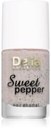 Delia Cosmetics Sweet Pepper Black Particles lac de unghii culoare 02 Apricot 11 ml