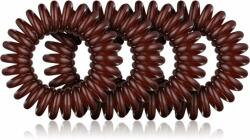 BrushArt Hair Rings Elastice pentru par Brown 4 buc