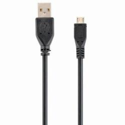 Gembird Cablu alimentare si date Gembird, USB 2.0 (T) la Micro-USB 2.0 (T), 1m, Negru, CCP-mUSB2-AMBM-1M (CCP-mUSB2-AMBM-1M)