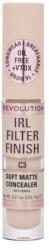 Revolution Beauty IRL Filter Finish Soft Matte Concealer hosszan tartó teljes fedésű korrektor 6 g árnyék C3