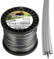 Bradas Fűnyíró damil csillag 2, 7 mm x 100 m (ZRG27100S)