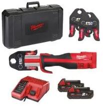 Milwaukee M18 Blhpt-202cu (4933451136) Presa Hidraulica Cu 2 Acumulatori (m18 Blhpt-202cu)