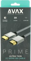 AVAX AV900 Prime HDMI - HDMI 2.1 Kábel 2m - Szürke (AV900)