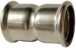 Bänninger 108mm karmantyú, INOX (rozsdamentes), SS 304, Hőszivattyús és fűtési rendszerekhez