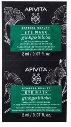 APIVITA Ingrijire Ten Express Beauty Dark Circles And Signs Of Fatigue Recovery Eye Mask Ginkgo Biloba Masca Fata 4 ml